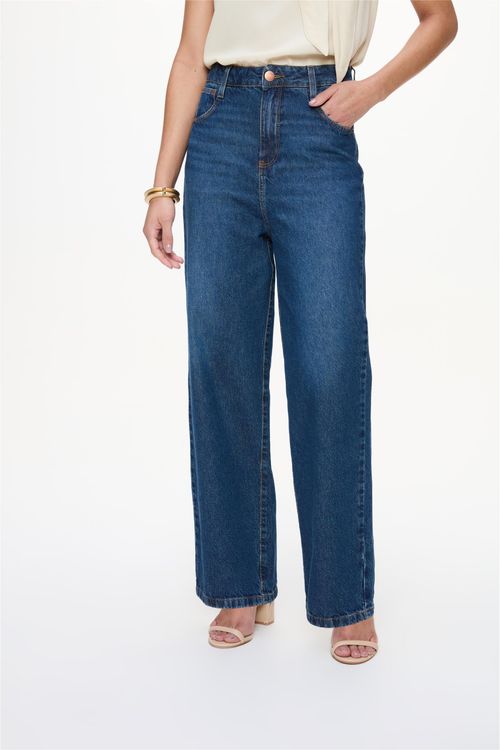 Calça Jeans Feminina Wide Leg G3 Maxi C1