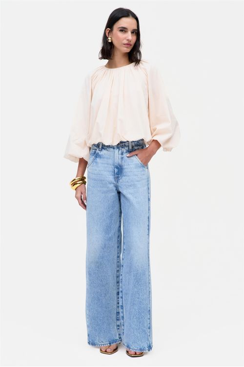 Calça Jeans Sobretinto Pantalona G3 C1