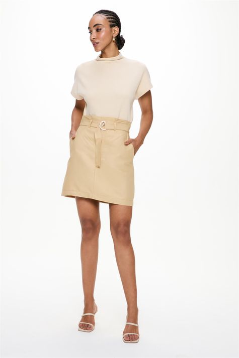 Saia-Mini-Viscose-e-Linho-com-Cinto-Look--