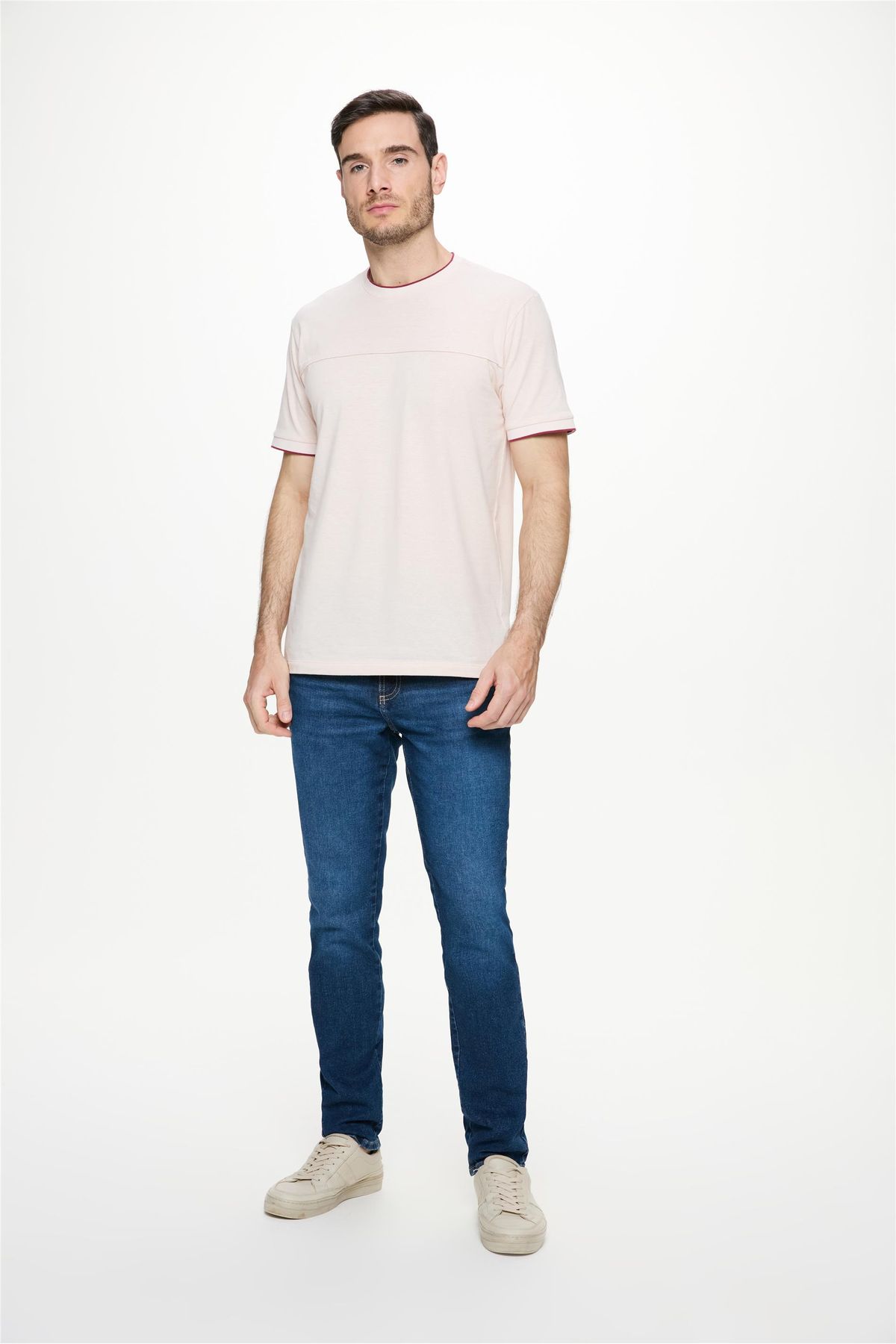 Camiseta-Masculina-com-Linho-e-Ribana-Look--