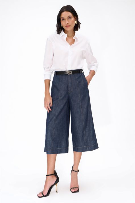 Cinto-Liso-com-Fivela-Logo-Look--