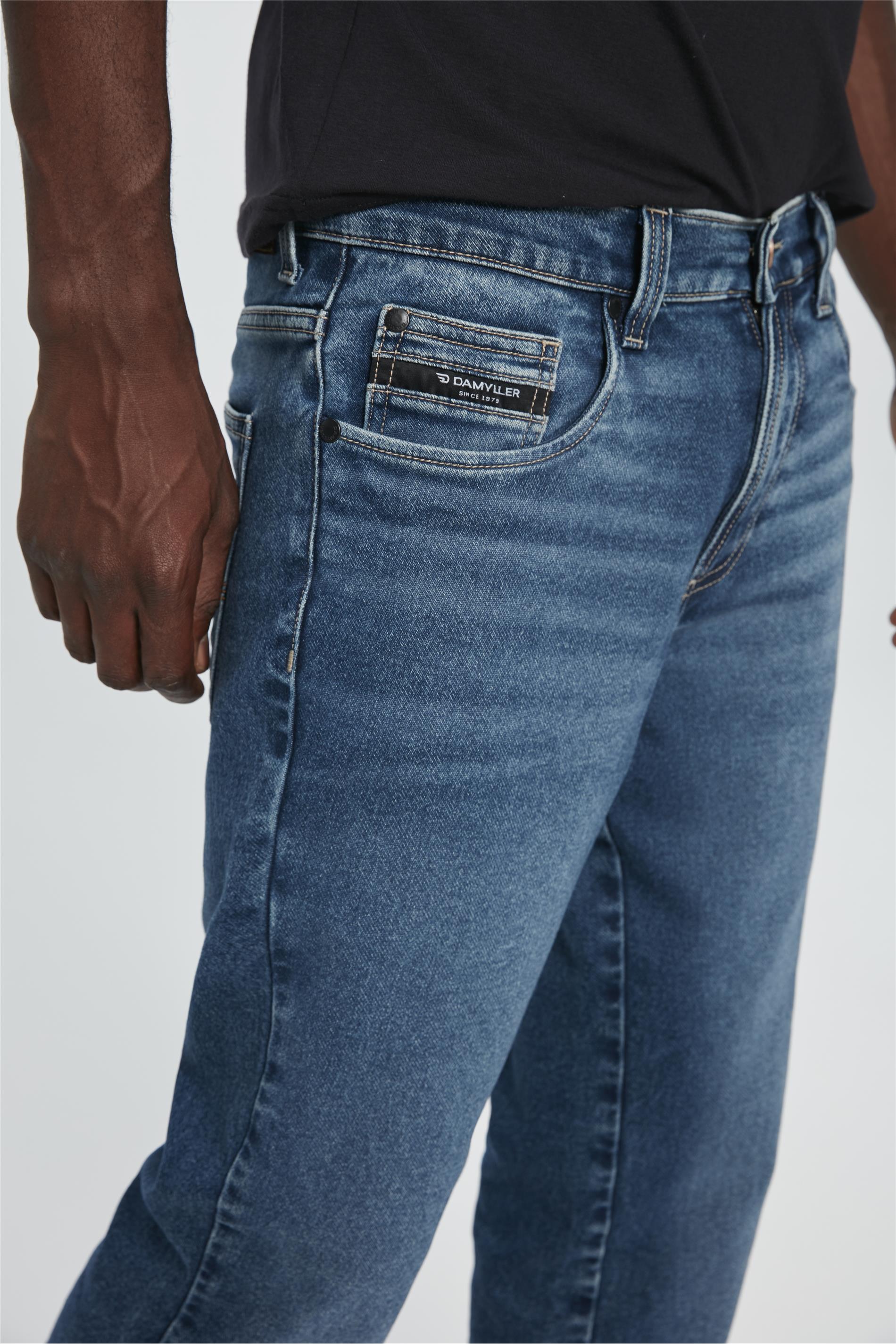 Calça jeans cheap masculina damyller