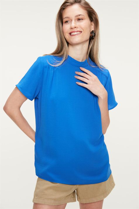 Blusa-com-Franzidos-na-Frente-Azul-Costas--