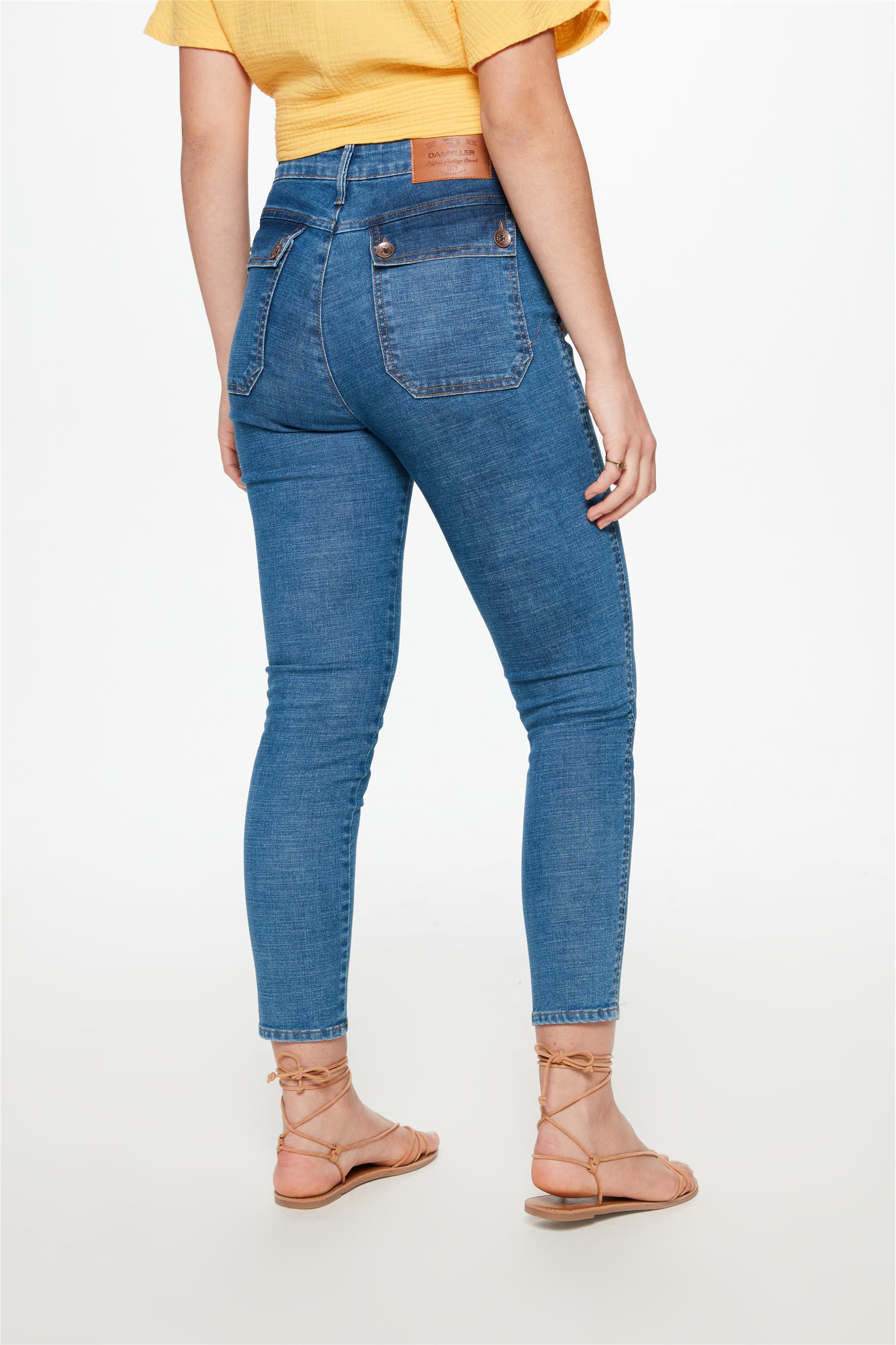 Calça Jeans Masculina Slim com Recortes - Damyller - O Jeans da Vida Real