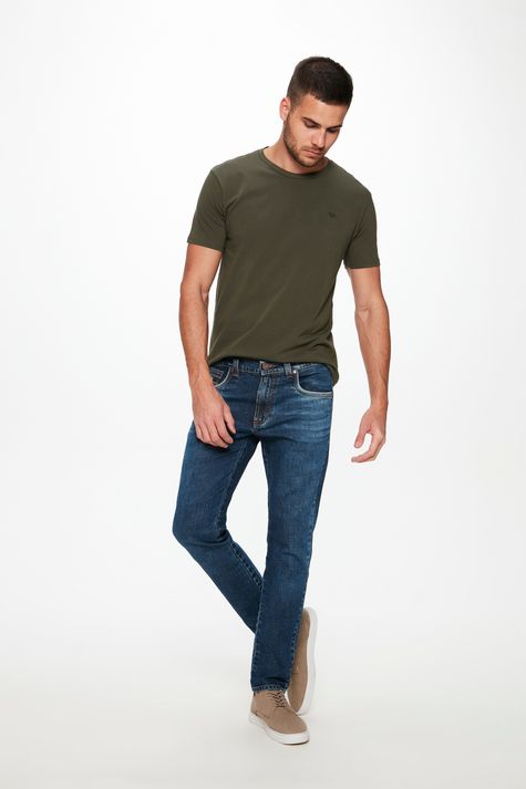 Jeans super skinny escuro com design simples de cintura - Temu Portugal