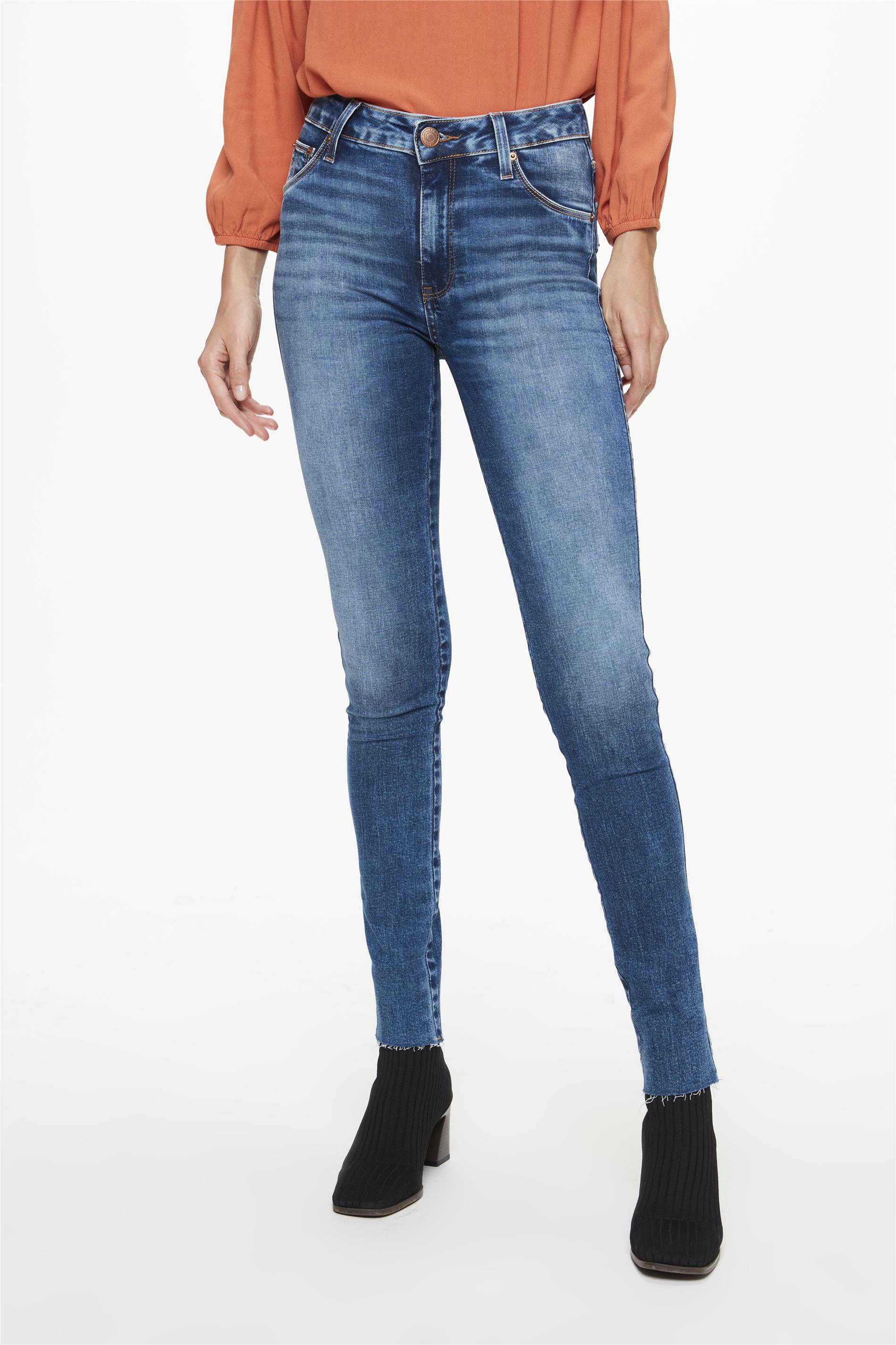 Calça em Denim Color Jegging G4 C1 - Damyller - O Jeans da Vida Real