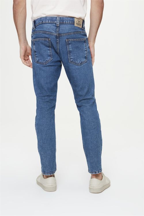 Calça Jeans Skinny com Puídos G3 C1