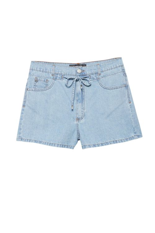 Short Jeans Solto Curto Super Altíssimo