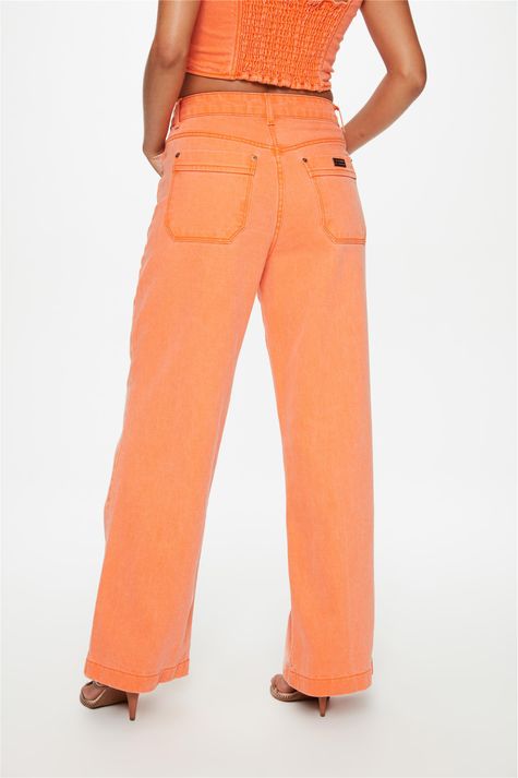 Calca-de-Sarja-Wide-Leg-G5-C1-Laranja-Costas--