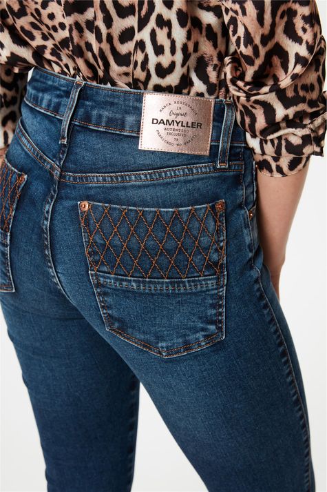 Calça Jeans Jegging Cropped G3 Marcações - Damyller - O Jeans da