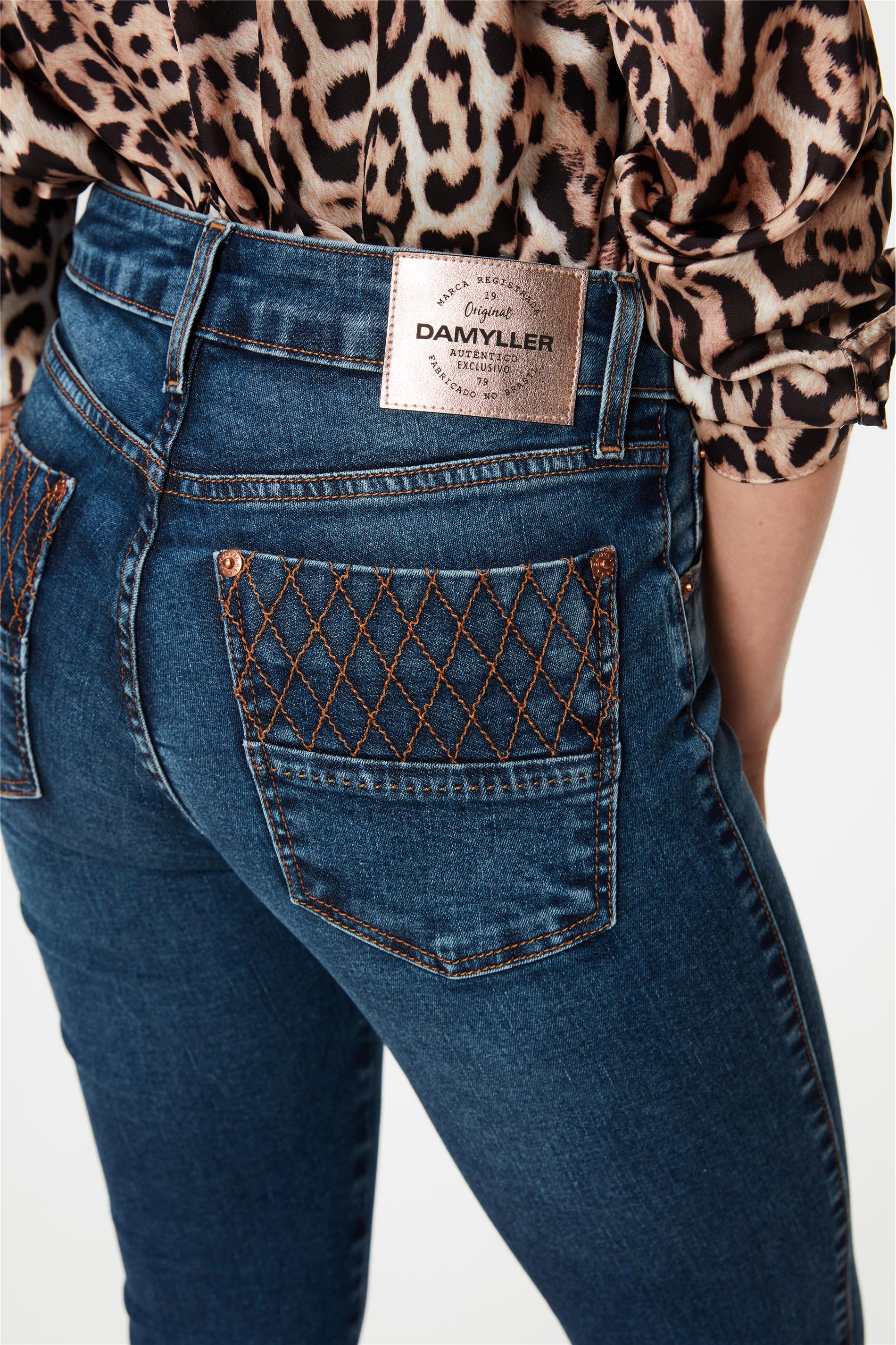 Top Cropped Jeans Recortes Ecodamyller - Damyller - O Jeans da Vida Real