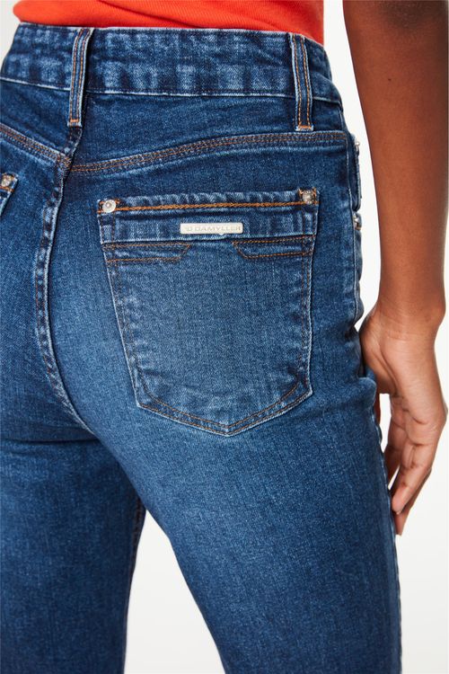 Calça Jeans Boot Cut com Marcações G5 C1