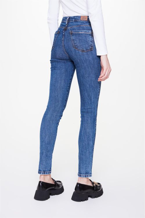 Calça Jeans Skinny com Zíperes G5 C1