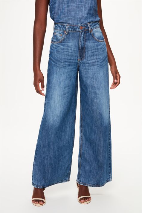 Calca-Jeans-Pantalona-G4-Azul-Medio-Frente--