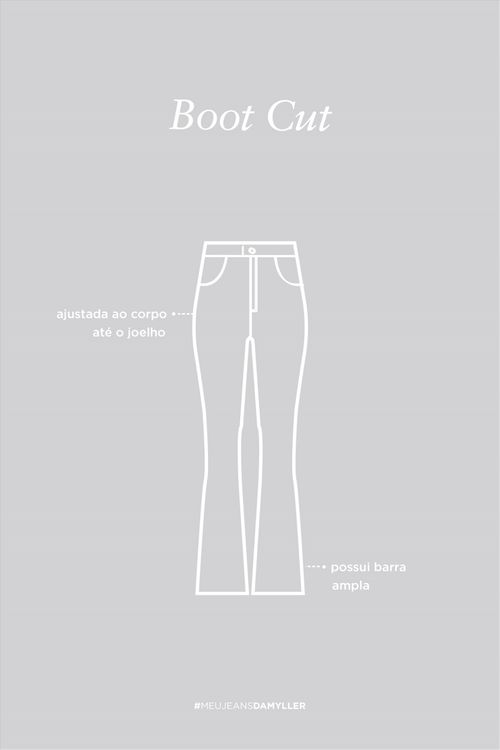 Calça Jeans Super Clara Boot Cut G5 C1