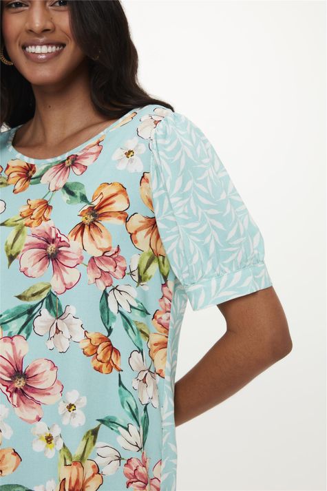 Blusa-Meia-Manga-Bufante-Estampa-Floral-Frente--