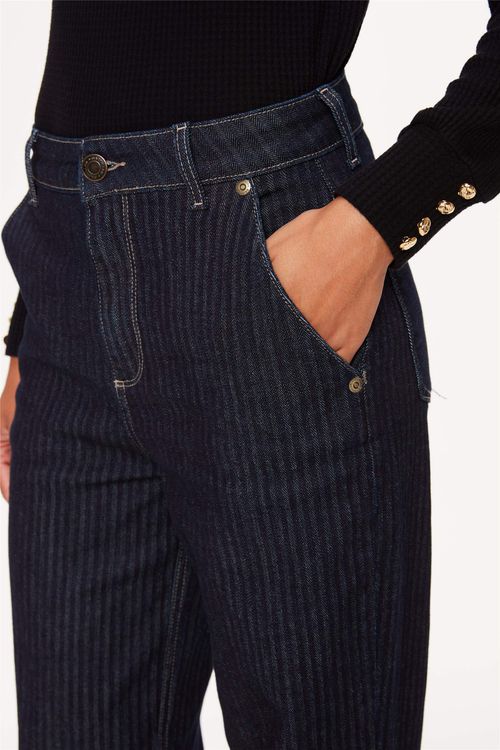 Calça Jeans Wide Leg G5 Cintura Alta
