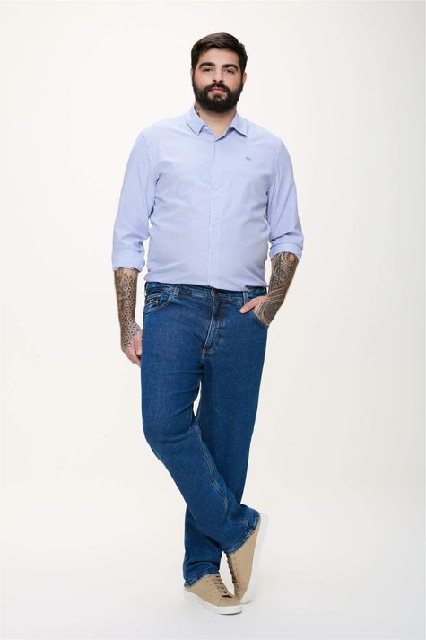 Calca-Jeans-Masculina-Reta-Plus-Size-Frente--