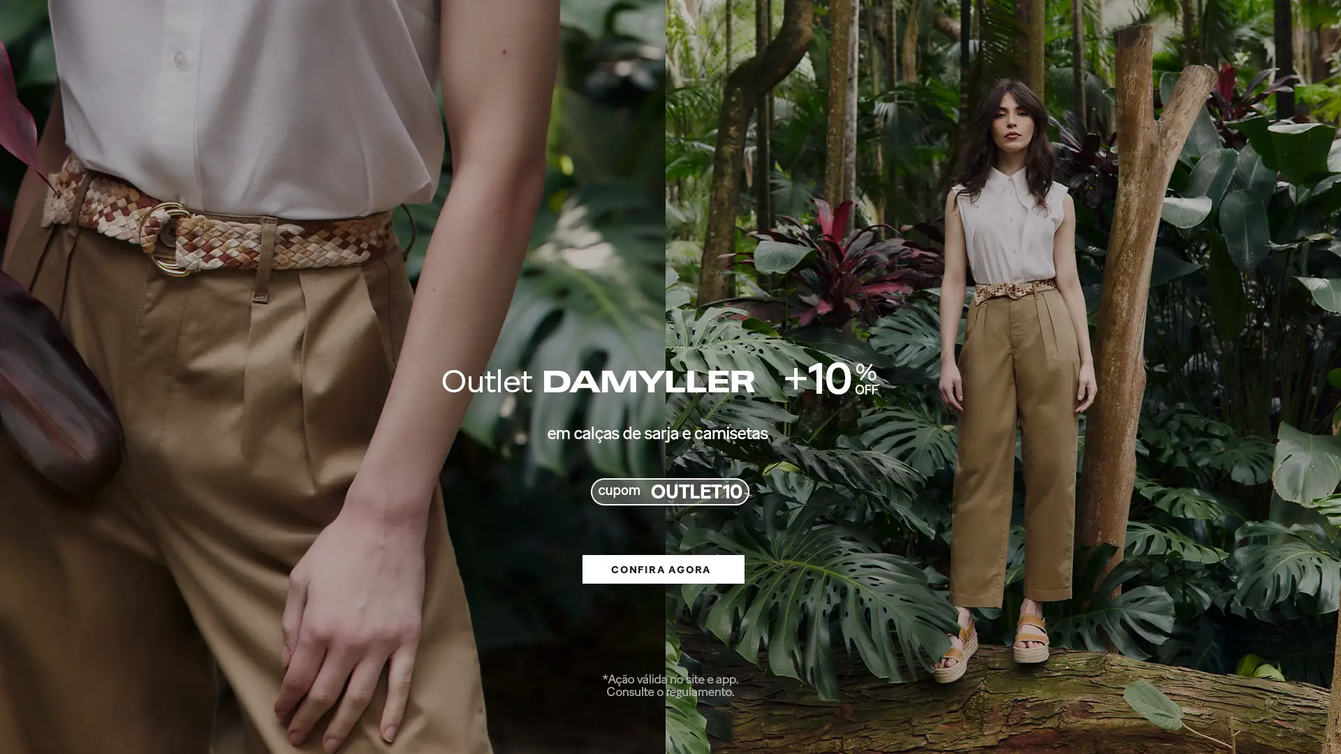 Outlet - Cupom +10% OFF  Damyller 