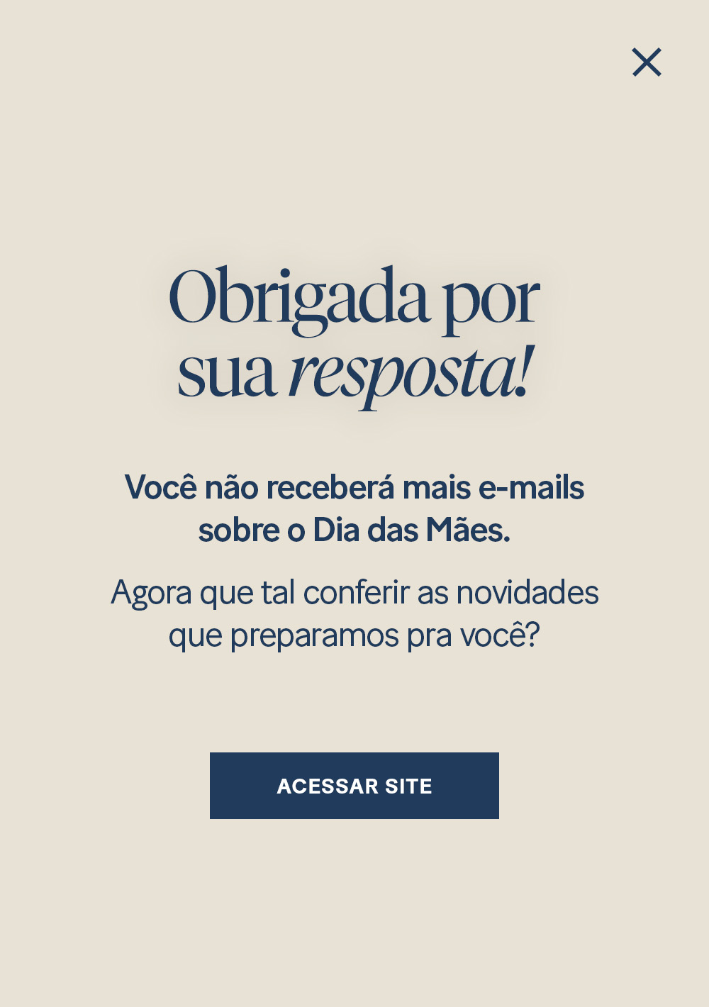 Obrigado por sua resposta!